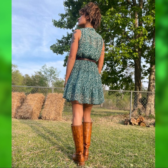 Farm house folk print dress xs - Picture 4 of 6